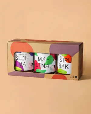 BioTrio von BioBalkan mit Bio-Aufstrichen aus Beeren