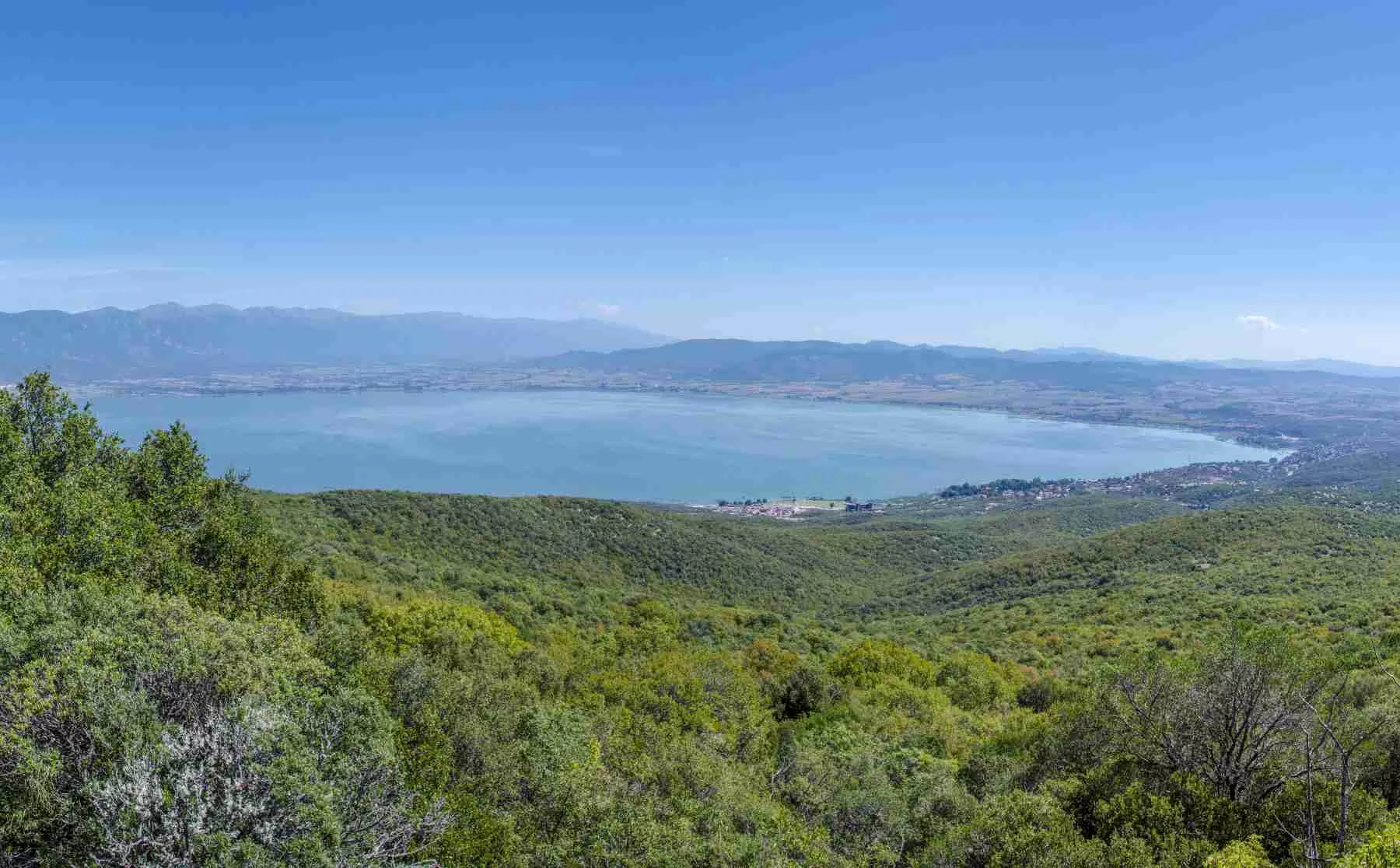 Der Dojransee im Südosten Mazedoniens, Ursprung unserer Bio Mandeln