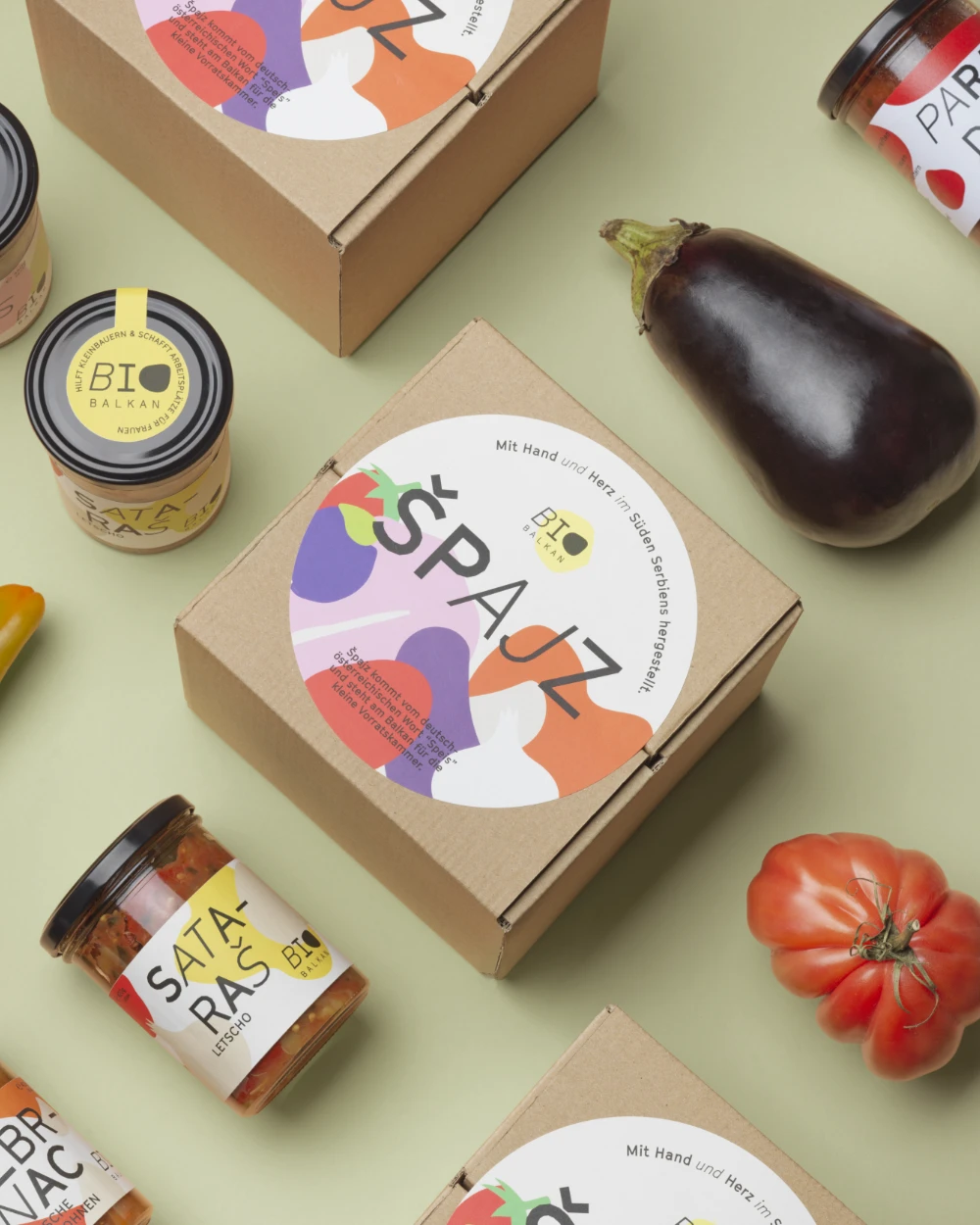 Špajz, ein Bundle mit den Mahlzeiten von BioBalkan